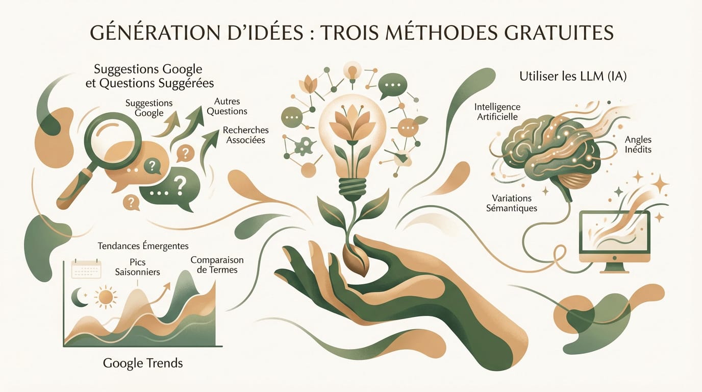 Méthodes gratuites pour trouver des mots-clés en bien-être